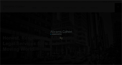 Desktop Screenshot of abramscohen.com